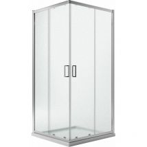 Idralite - Duschkabine Strukturglas h 185 mod. Ready 70x90 cm rechteckig
