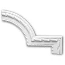 Eckelement profhome 152296 Zierelement Neo-Klassizismus-Stil weiß