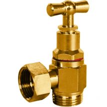 Ecolands - WC-Reservoir Hahn - Winkel gebürstet - Male Female 12x17