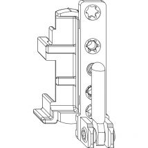 Ecklager DT130 12/18 mm 130 kg Tricoat-Evo rechts (233022) - Maco