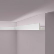 NMC - Eckleiste IL5 arstyl Noel Marquet Zierleiste Stuckleiste für Indirekte Beleuchtung Modernes Design weiß 2 m
