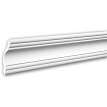 Eckleiste profhome 150102F Zierleiste Flexible Leiste Stuckleiste Neo-Klassizismus-Stil weiß 2 m