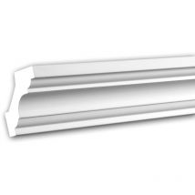 Eckleiste profhome 150115 Zierleiste Stuckleiste Neo-Klassizismus-Stil weiß 2 m