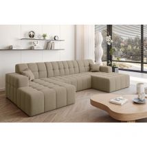 Ecksofa Nimes in U-Form, stoff Portland Beige