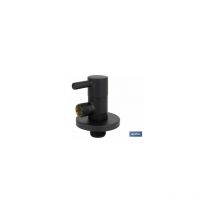 Cofan - Eckventil 1/2 x 3/8, schwarzes Lux-Modell