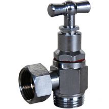 Ecolands - WC-Wasserhahn - Winkel verchromt - Male Female 12x17