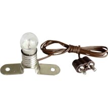 Eclairage 3,5 V avec bande métallique E10 – Crèche de Noël – Matières, Longueur, Largeur, Poids – Kahlert Licht