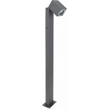 Etc-shop - Eclairage de chemin d'extérieur anthracite lampadaire de jardin extérieur éclairage extérieur patio sur pied, orientable, télécommande