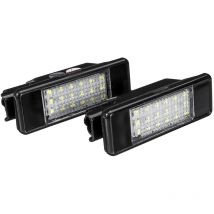 Clairage de plaque d'immatriculation 18 led pour Peugeot 106207307308406407 C2 C3 C4 Hasaki