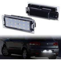 Éclairage de plaque d'immatriculation LED pour Renault Vel Satis Twingo 2 Clio 3 Clio 4 Espace 4 Laguna 3 Laguna 2 Phase 2 Master 2 Megane 2 Megane 3