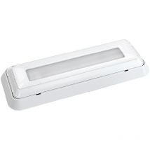 Normalux - clairage de secours led en surface Dunna (0,4W 5700K 45lm) IP44/IK07 32,2x12x4,5cm couleur blanche