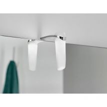 Eclairage led - halo - Profondeur: 11cm - Hauteur: 11,7cm - Blanc