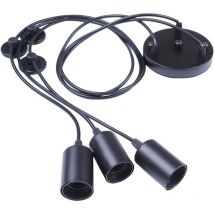 Clairage Suspendu Edison 2Mètres Réglable Plafonnier Araignée Lumière Métal Fil Cage Pendentif Éclairage Lustre Moderne Industriel Lumière Lumineuse