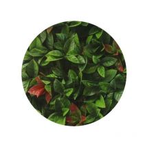 Jet7garden - Plaques clipsables de feuillage artificiel 3m² (Lot de 12) Red Robin