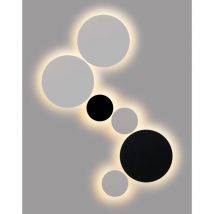 Kreisförmige Wandleuchte 'Eclipse' 12W - Samsung Chip - Warmes