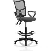 Eclipse Eclipse Plus II Mesh Chair Charcoal Loop Arms Hi Rise Kit KC0268