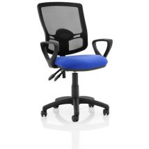 Eclipse Eclipse Plus II Mesh Deluxe Chair Blue Loop Arms KC0310