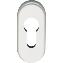 Eco Zylinderrosette pz 70x33x7mm Zylinder Abdeckung Aluminium silber eloxiert