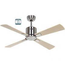 Casafan - eco neo iii 103, Ventilateur sans lumière Corps en acier brossé,