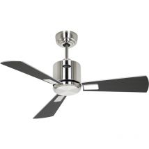 Eco neo iii 92, Ventilatore senza luce corpo acciaio spazzolato,