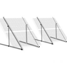 Eco-worthy - 2-Sets 45' inch Adjustable Solar Panel Mount Brackets Kit, Upgrade Foldable Tilt Legs,Pre-Mounted and 0-90¡ã Scale Markings,Support