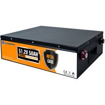 48V 50Ah LiFePO4 Wiederaufladbare Lithium Batterie mit mehr als 3000+ tiefen Zyklen und BMS-Schutz für Solaranlagen, Wohnmobile, Boote, Häuser,