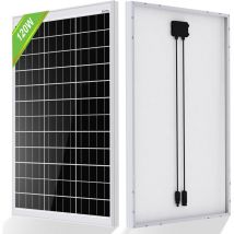 Eco-worthy - Panneau solaire mono 120W 12V Solarpanel Charge de la batterie de classe pour Caravan Boat Home hors reseau