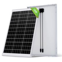 Pannello solare 100W 12V monocristallino per caricare la batteria della caravan. - Eco-worthy
