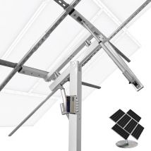 Eco-worthy - Support de Panneau Solaire pour Balcons, Jardin, Maison, Monture de suivi automatique à deux axes 40 % de puissance en plus