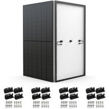 Ecoflow - 400W Rigid Solar Panel High-Efficiency Solar Module pv Power For Home, RVs, Off-grid Builds Compatible With Portable Power Stations & pv