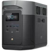 Ecoflow - delta 2 Max Portable Power Station, Expandable 2-6kWh, lfp Battery 3000 Cycles, AC+Solar 80% Charge in 1Hr, Up to 3100W Output Fume-Free,