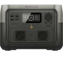 Ecoflow - générateur electrique portable river 2 max, 512 Wh , 2 sortie ca - 500 w au total (surtension 1000 w)