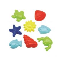 Ecoiffier - filet 8 moules a sable mer