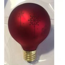 Ecolicht - 30080130004 E27 led bulb 0.5W G80 360° - Decorative 'Suede Red'