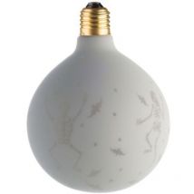 Ecolicht - 30125130001 Ampoule Décorative E27 led 0.5W G125 360° - Halloween Blanc