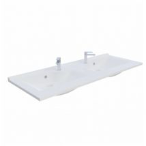 Creazur - Plan double vasque design 120 cm resiloge