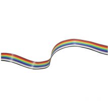 Econ Connect - 28AWG34F Câble en nappe Pas: 1.27 mm multicolore 30.5 m C891382