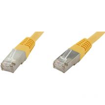 Econ Connect - F6TP0,5GE RJ45 Câble réseau, câble patch cat 6 s/ftp 0.50 m jaune paire blindée 1 pc(s) C684611