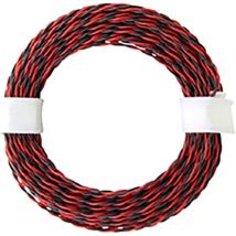 KZL2X004RTSW10 Litze 2 x 0.04 mm² Rot/Schwarz 10 m - Econ Connect
