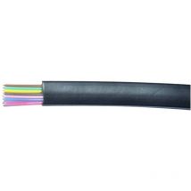 Econ Connect - MPFK10SW Câble en nappe noir 100 m