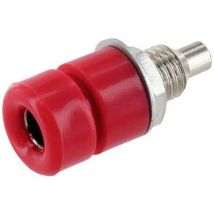 Econ Connect - Tb40rt Fiche Femelle De Laboratoire Embase Femelle Ø De La Broche: 4 Mm Rouge 1 Pc(s) Bulk S230712