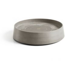 Support à roulettes Wheels Oslo 45 Taupe - ø 41 x h. 9,5 cm - Ecopots