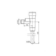 Benkiser - Ecoulement complet pour modèle 666-677/699 avec tuyau 180mm et joint