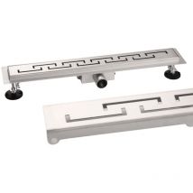 Granitan - coulement linéaire de carreaux de douche 80 cm grecque