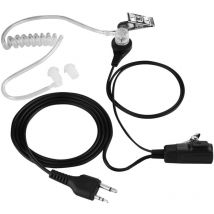 Sjlerst - couteurs à Tube Transparent, oreillettes, micro Heatset, pour talkie-walkie Midland, casque Radio