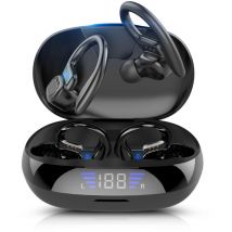 Écouteurs sans fil Bluetooth pour course à pied, écouteurs Bluetooth avec écouteurs intra-auriculaires, écouteurs de sport Ipx6