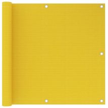 Abcrital - Brise Vue Écran de balcon Pour Jardin, Balcon, Terrasse Jaune 90x600 cm pehd 66457