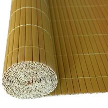 Tapis de confidentialité en pvc pour clôture de balcon en bambou 1,0x9 m