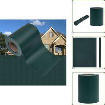 Vidaxl - cran d'intimité de jardin pvc 35x0,19 m Vert mat - Écran D'intimité Jardin - Clôture Pvc - Brise Vent Extérieur - Décoration Jardin - Pare