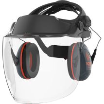 JSP – Kit écran facial polycarbonate KN EVOGuard C2 – Protection optimale – Coquilles anti-bruit Sonis C